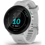 Смарт-часы Garmin Forerunner 55 42мм 1.04" LCD корп.белый рем.белый разм.брасл.:127-220мм (010-02562-11)