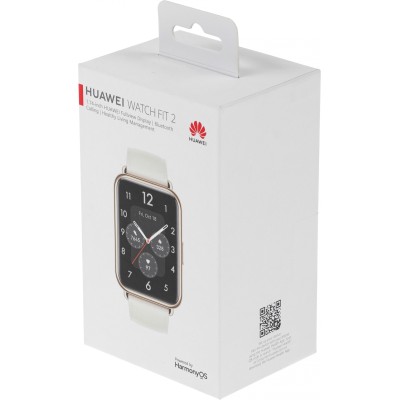 Смарт-часы Huawei Watch Fit 2 Yoda-B19V 1.74" AMOLED корп.золотистый рем.белый разм.брасл.:140-210мм (55029265) Смарт-часы Huawei Watch Fit 2 Yoda-B19V 1.74" AMOLED корп.золотистый рем.белый разм.брасл.:140-210мм (55029265)