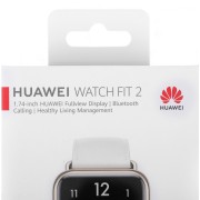 Смарт-часы Huawei Watch Fit 2 Yoda-B19V 1.74" AMOLED корп.золотистый рем.белый разм.брасл.:140-210мм (55029265)