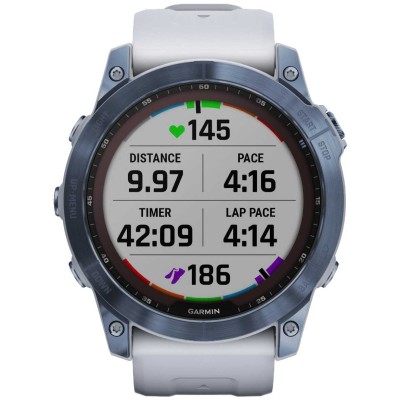 Смарт-часы Garmin Fenix 7X 1.4" корп.синий рем.белый (010-02541-15) Смарт-часы Garmin Fenix 7X 1.4" корп.синий рем.белый (010-02541-15)
