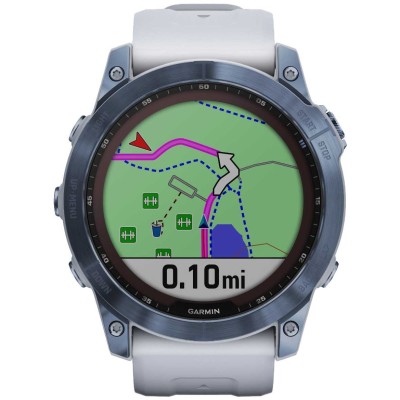 Смарт-часы Garmin Fenix 7X 1.4" корп.синий рем.белый (010-02541-15) Смарт-часы Garmin Fenix 7X 1.4" корп.синий рем.белый (010-02541-15)