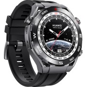 Смарт-часы Huawei Watch Ultimate CLB-B19 1.5" AMOLED корп.черный рем.черный разм.брасл.:140-210мм (55020AGP)