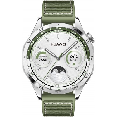 Смарт-часы Huawei Watch GT 4 Phoinix-B19W 46мм 1.43" AMOLED корп.серебристый рем.зеленый разм.брасл.:140-210мм (55020BGY) Смарт-часы Huawei Watch GT 4 Phoinix-B19W 46мм 1.43" AMOLED корп.серебристый рем.зеленый разм.брасл.:140-210мм (55020BGY)