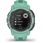 Смарт-часы Garmin Instinct 2S Solar Tactical 20мм 1.3" AMOLED корп.черный/мятный рем.мятный (010-02564-02)