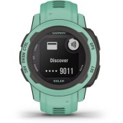 Смарт-часы Garmin Instinct 2S Solar Tactical 20мм 1.3" AMOLED корп.черный/мятный рем.мятный (010-02564-02)