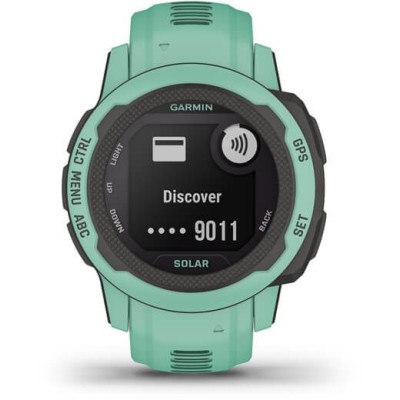 Смарт-часы Garmin Instinct 2S Solar Tactical 20мм 1.3" AMOLED корп.черный/мятный рем.мятный (010-02564-02) Смарт-часы Garmin Instinct 2S Solar Tactical 20мм 1.3" AMOLED корп.черный/мятный рем.мятный (010-02564-02)