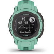 Смарт-часы Garmin Instinct 2S Solar Tactical 20мм 1.3" AMOLED корп.черный/мятный рем.мятный (010-02564-02)